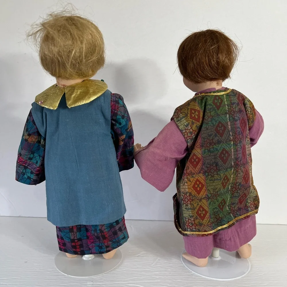 Vintage Ashton Drake Porcelain Doll Prince King Lot of 2 Dolls 12